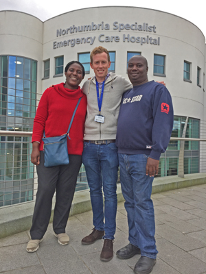 Silindiwe and Mudzi with Matthew Connolly 400 30-3-17